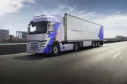 Renault Trucks T E-Tech on the highway